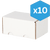 BCW Supplies: 300 Count Storage Box - Single Row Cardboard 10-Pack