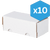 BCW Supplies: 400 Count Storage Box - Single Row Cardboard 10-Pack