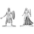 Dungeons & Dragons: Nolzur's Marvelous Miniatures - Black Gauntlet & Zhentilar Paladin of Bane (Unpainted) (PREORDER)