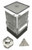 Chessex Dice: Translucent Polyhedral Clear/White (7) Revised