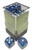 Chessex Dice: Menagerie 10 - 16mm D6 Waterlily/White (12ct)