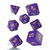 Classic Runic Dice Set - Purple & Yellow (7ct)