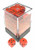 Chessex Dice: Opaque 12mm D6 Orange/Black (36ct)