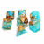 Chessex Dice: Lab Dice 3 Gemini - Polyhedral Luminary Copper/Turquoise/White (7)