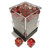 Chessex Dice: Nebula - D6 12mm Red/Silver Luminary (36)