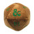 Ultra Pro Plush: Jumbo D20 Novelty Dice - Dungeons & Dragons - Feywild Copper & Green