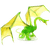 Dungeons & Dragons Miniatures: Icons of the Realms - Adult Emerald Dragon Premium Set (On Sale)