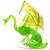 Dungeons & Dragons Miniatures: Icons of the Realms - Adult Emerald Dragon Premium Set (On Sale)