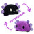 TeeTurtle: Reversible Axolotl Plush - Purple & Black