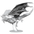 Dungeon & Dragons Nolzur's Marvelous Unpainted Miniatures: Adult Silver Dragon