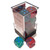 Chessex Dice: 16mm D6 - Gemini - Gel Green-Pink/Blue - Luminary (Glow-in-the-dark) (12)
