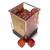 Chessex Dice: 12mm D6 - Gemini - Translucent Red-Yellow/Gold (36)