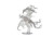 Dungeons & Dragons Nolzur's Marvelous Unpainted Miniatures: Adult Blue Shadow Dragon