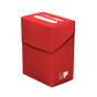 Ultra Pro: Red - Deck Box PRO-80+ w/ 50ct Sleeves PRO-Gloss