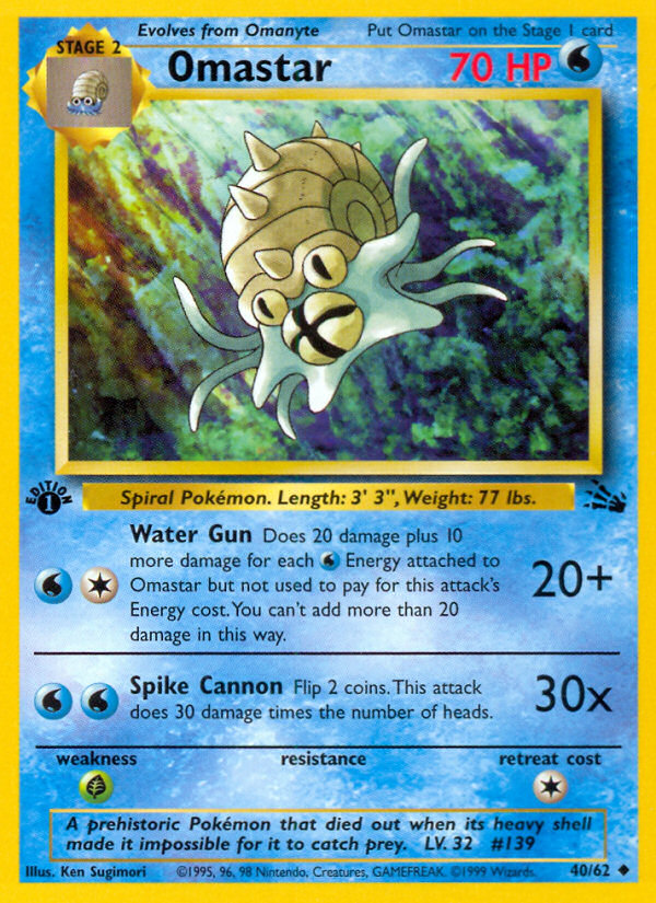 Omastar 40/62 - Fossil Unlimited - Game Nerdz