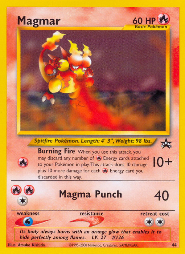 magmar pokemon card price 1999 Fossil #39/62 Unlimited Guide Colorless Low Kick (20) Fire Pokemon Japanese Magmar 006/032 CGC