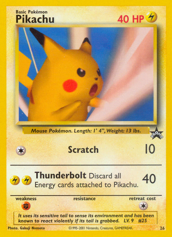 Pikachu 26/53 - Wizards Black Star Promos - Game Nerdz