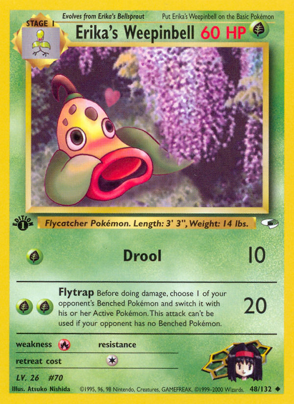 pokemon card weepinbell Weepinbell 127/146 - Legends Awakened