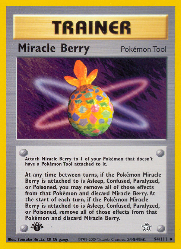 Miracle Berry 94/111 - Neo Genesis Unlimited - Game Nerdz Miracle Berry 94/111 - Neo Genesis Unlimited - Game Nerdz