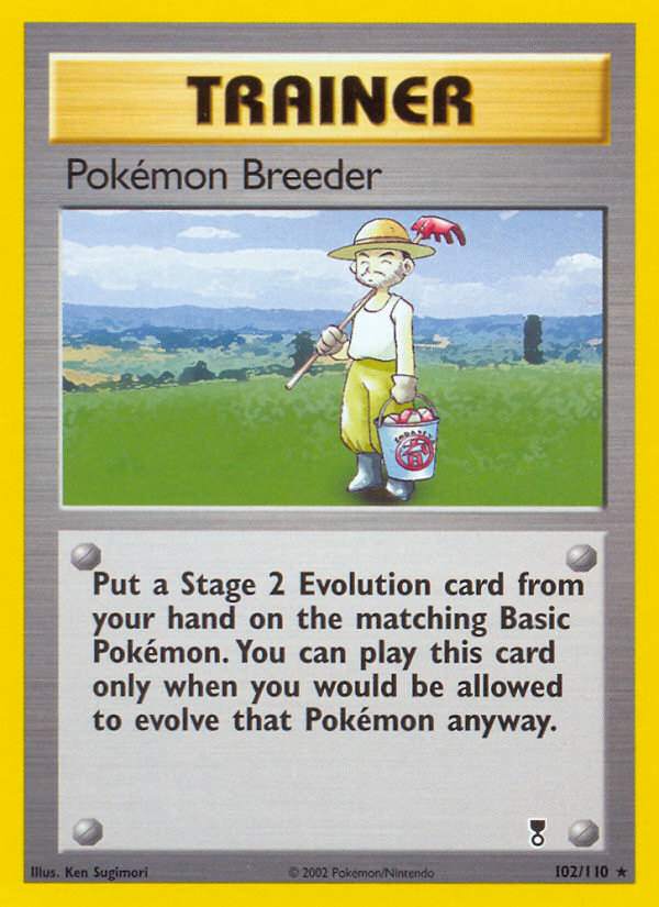 Pokmon Breeder 102/110 - Legendary Collection Reverse Holofoil - Game Nerdz Pokmon Breeder 102/110 - Legendary Collection Reverse Holofoil - Game Nerdz