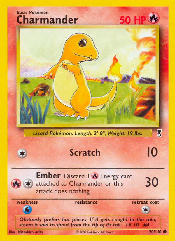 Charmander 70/110 - Legendary Collection - Game Nerdz