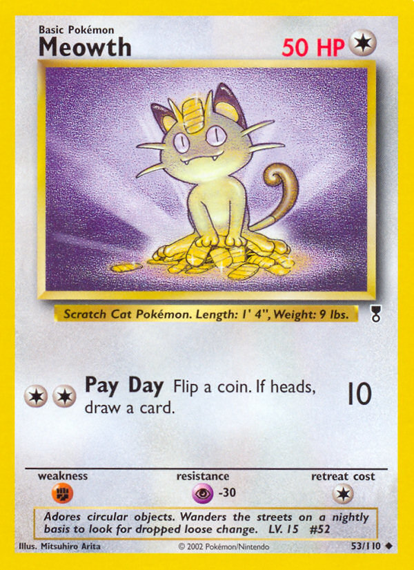 Meowth 53/110 - Legendary Collection - Game Nerdz