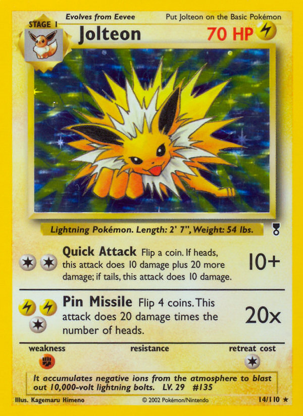 Jolteon 14/110 - Legendary Collection Holofoil - Game Nerdz
