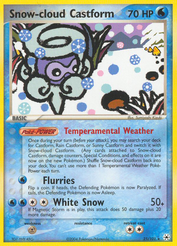 castform pokemon card price - 211/184 (211/184) Colorless Weather Force (80) Draw cards until you have 6 cards in your hand Castform Rain Form 49/146 Pokmon