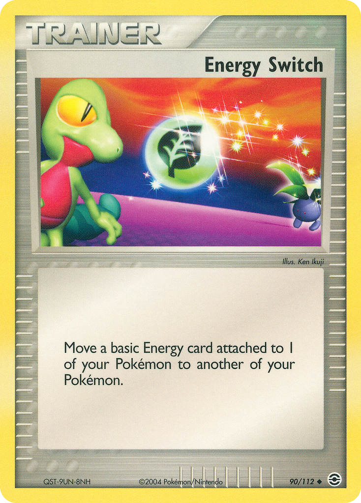 Energy Switch 90/112 FireRed LeafGreen Reverse Holofoil Game Nerdz