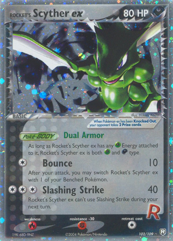 Rocket's Scyther ex 102/109 - Team Rocket Returns Holofoil - Game