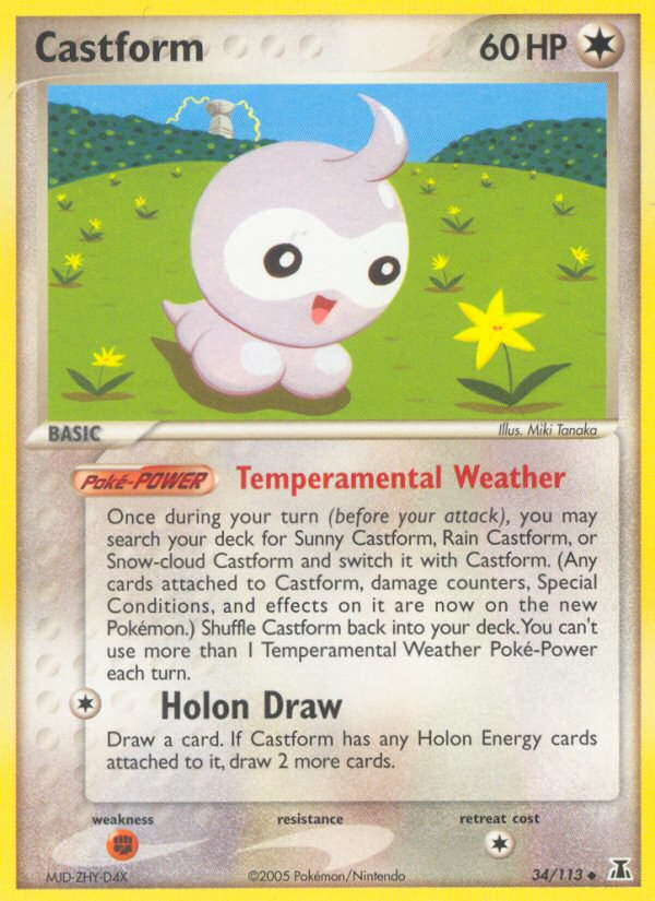 castform rainy form pokemon card value Pokmon TCG Castform Rainy Form Chilling Reign 033/198 Reverse Holo Common NM