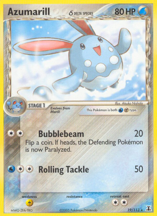 Azumarill  19/113 - Delta Species Reverse Holofoil - Game Nerdz