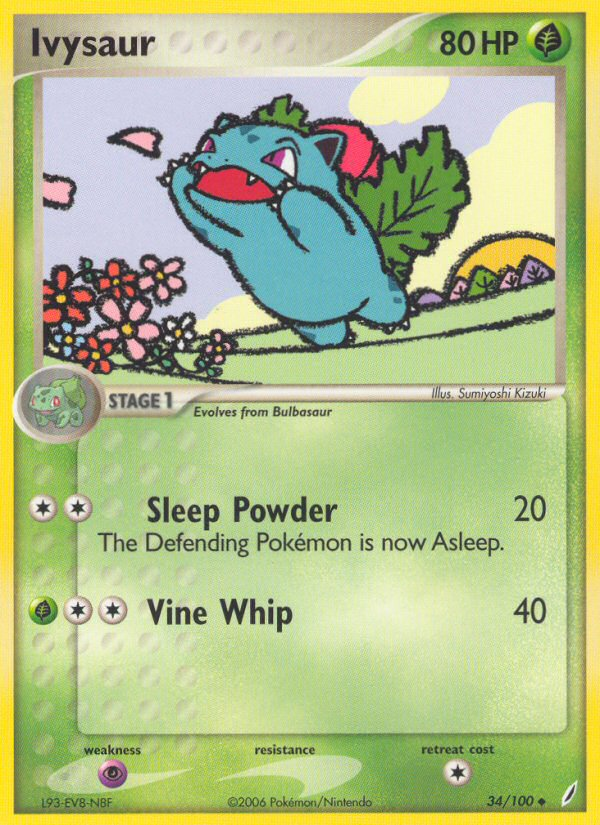 Ivysaur 34/100 - Crystal Guardians - Game Nerdz Ivysaur 34/100 - Crystal Guardians - Game Nerdz