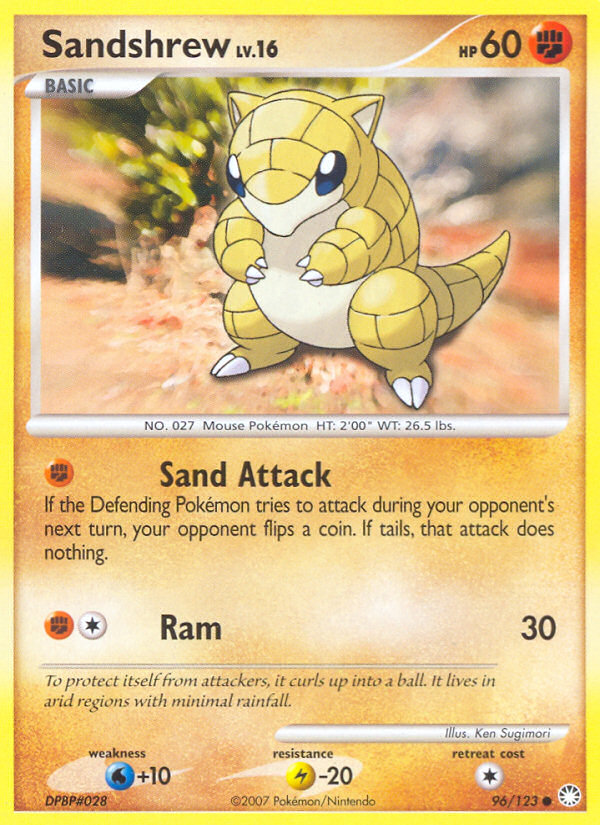 Sandshrew 96/123 - Mysterious Treasures - Game Nerdz