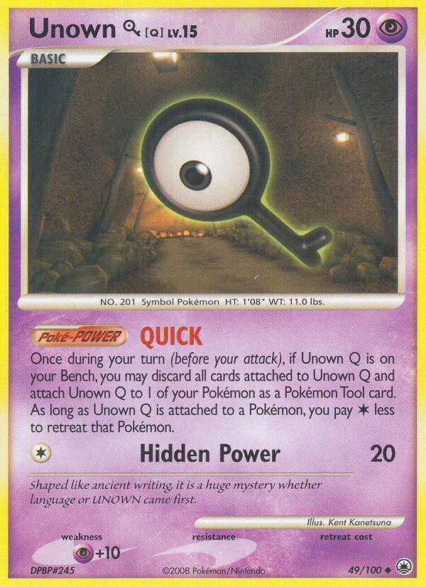Unown Q 49/100 - Majestic Dawn - Game Nerdz