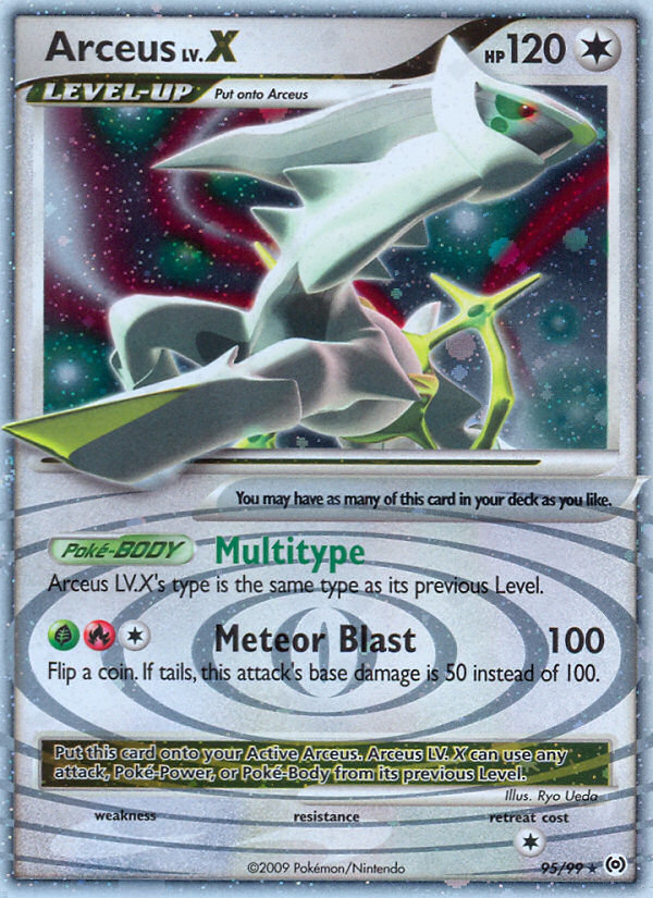 Arceus LV.X 95/99 - Arceus Holofoil - Game Nerdz