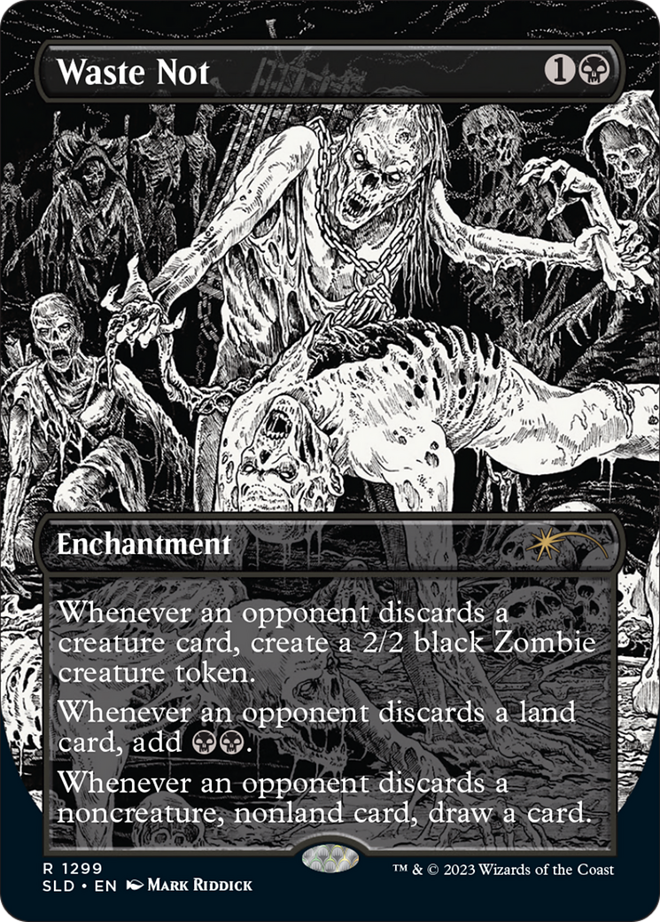 Waste Not (SLD-1299) - Secret Lair Drop (Borderless) - Game Nerdz