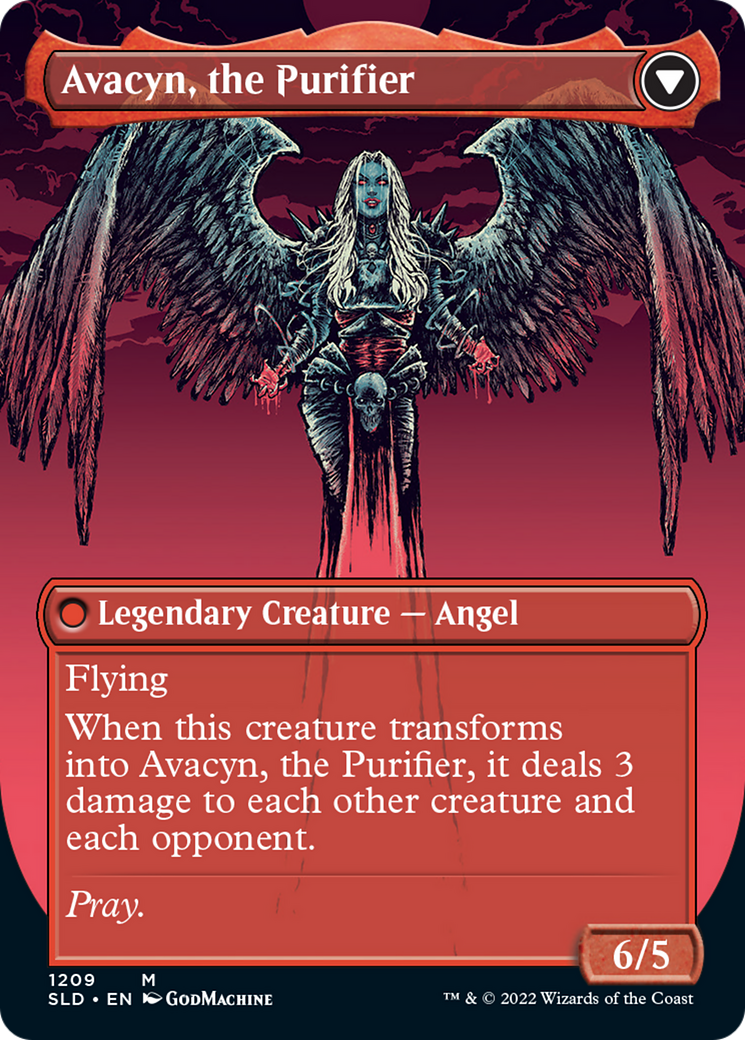 mtg avacyn cards Magic the Gathering Trading Card Game Shadows Over Innistrad Mythic Rare Archangel Avacyn / Avacyn, the Purifier #5 [Lightly Played]