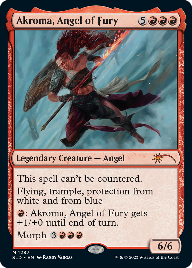 Akroma, Angel of Fury (SLD-1287) - Secret Lair Drop - Game Nerdz Akroma, Angel of Fury (SLD-1287) - Secret Lair Drop - Game Nerdz