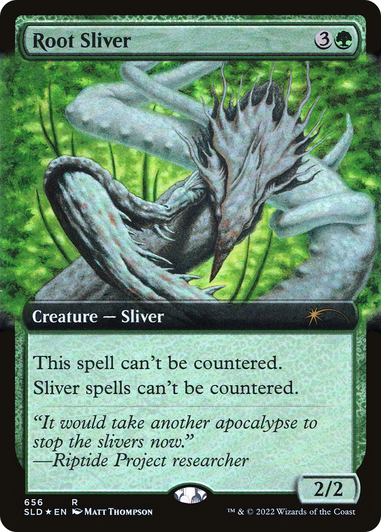 Root Sliver (SLD-656) - Secret Lair Drop: (Extended Art) Foil - Game Nerdz