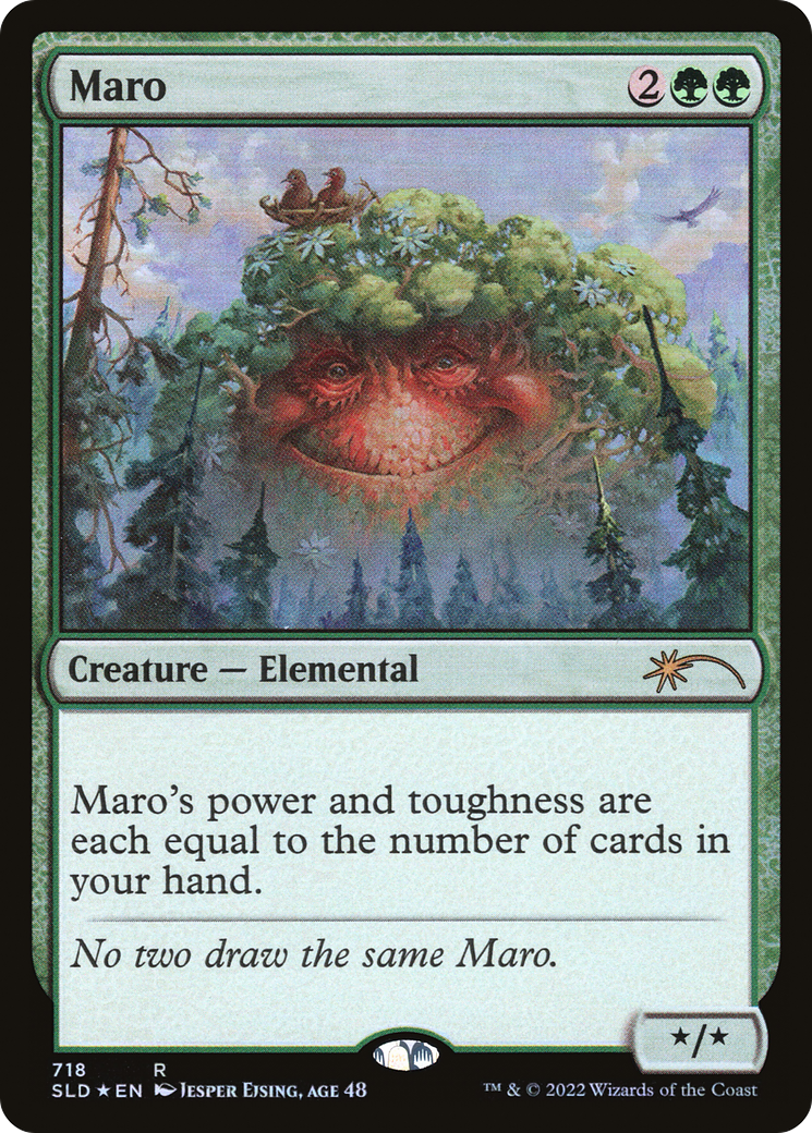 maro mtg card Magic: the Gathering - Molimo, Maro-Sorcerer List.add(d Greensleeves, Maro-Sorcerer Secret Lair