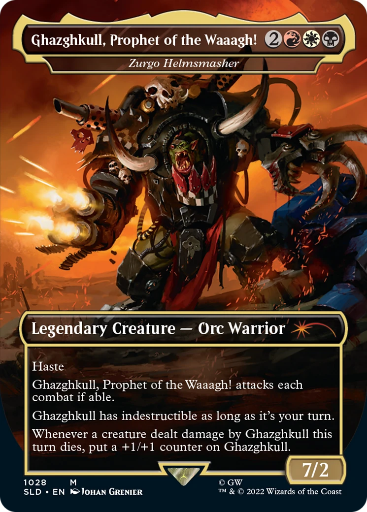 Zurgo Helmsmasher (SLD-1028) - Secret Lair Drop / Ghazghkull