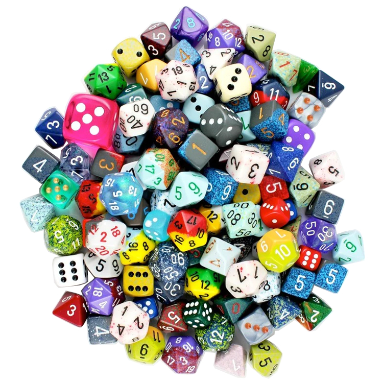 Chessex Dice: Pound of Dice (Assorted) - Game Nerdz