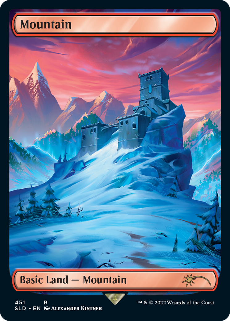 Mountain (SLD-451) - Secret Lair Drop: (Full Art) - Game Nerdz