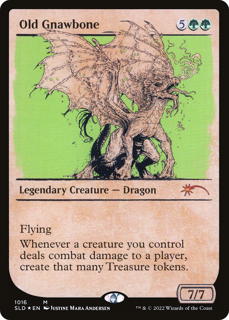Old Gnawbone (SLD-1016) - Secret Lair Drop: (Showcase) Foil - Game