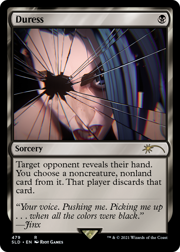 mtg cards like duress Magic: the Gathering - You choose a noncreature Duress [Seventh Edition] Moderately Played