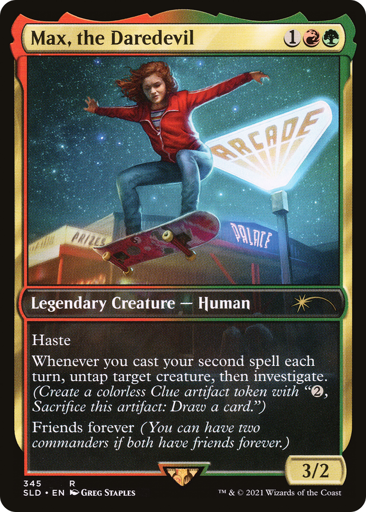 cards with friends forever mtg Elmar, Ulvenwald Informant (SLD-345) - Secret Lair Drop / Max, the Daredevil Foil Best Friends Forever [Repost] :