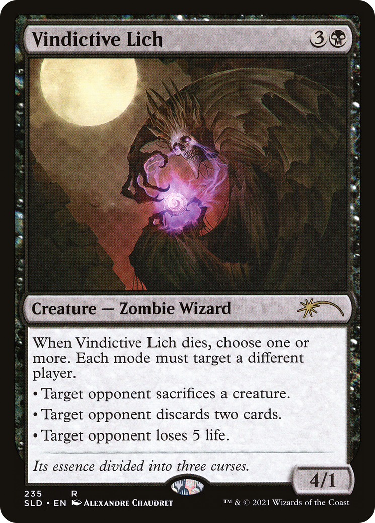 lich cards mtg Tomebound Print for each 1 life you lost Varina, the Lich Queen from
