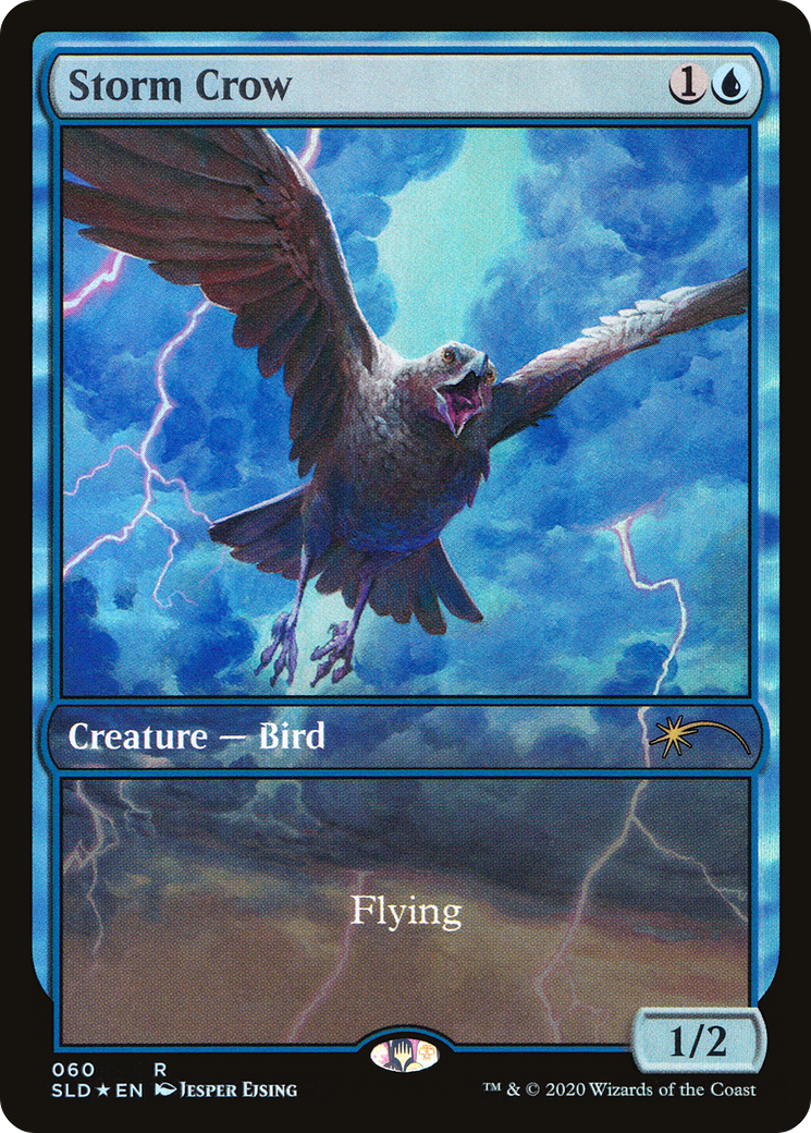 mtg crow cards Storm Token (1/2 - Flying) by Peter Mohrbacher summer is starting. Storm Crow TCG Token Custom