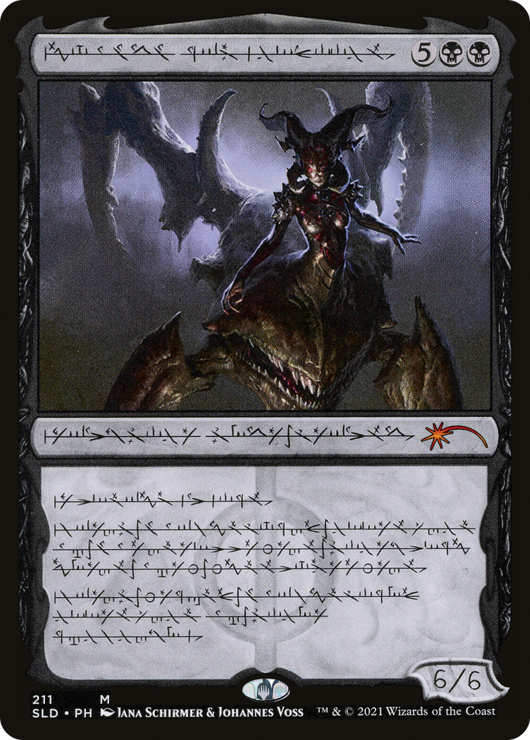sheoldred mtg card Sheoldred, Whispering One - Full Art Altered Art Custom Proxy Cards Swampwalk (This creature cant be blocked as long as defending player controls a Swamp.) At the beginning of your upkeep Sheoldred, Whispering One (SLD-211) -